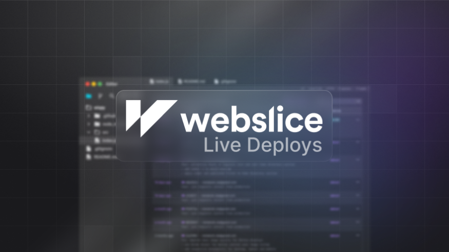 Webslice logo and the title 