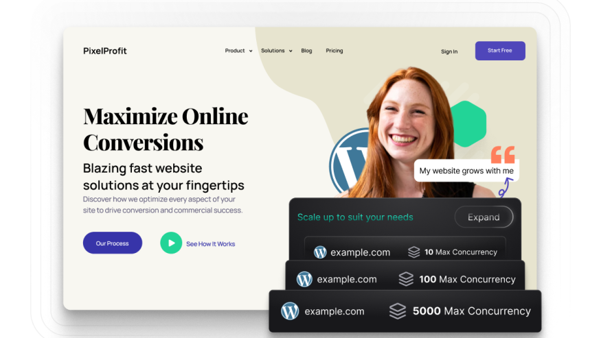 Serverless - Scale up to suit your needs.